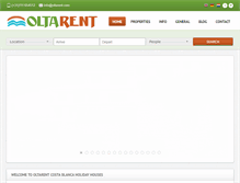 Tablet Screenshot of oltarent.com